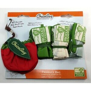 ChicoBag, Produce Bag Starter Kit, Optimal Freshness & Storage Produce Stand
